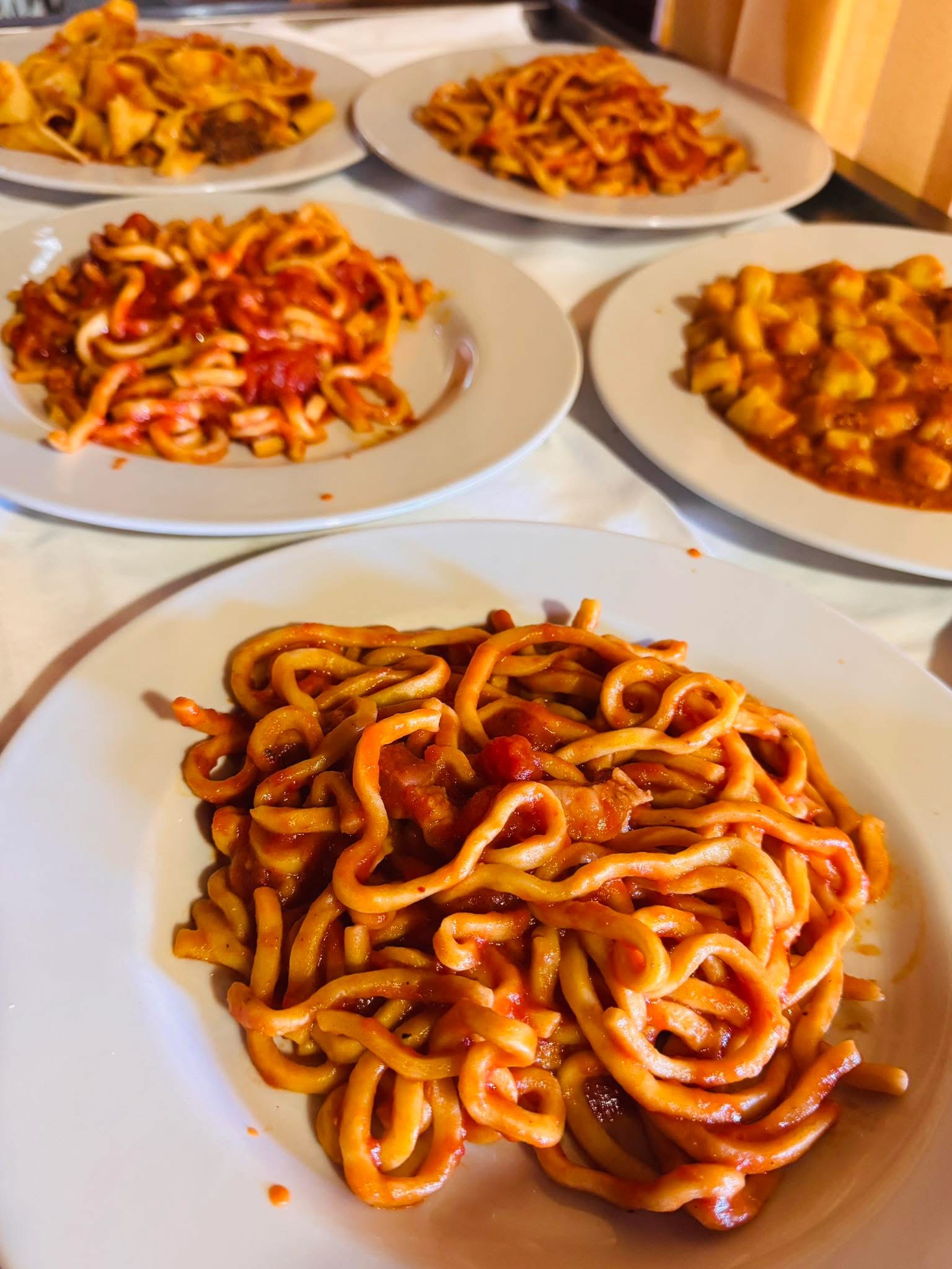 Pasta fatta in casa al Ristorante Sora Rosa – cucina romana autentica a Rocca Priora